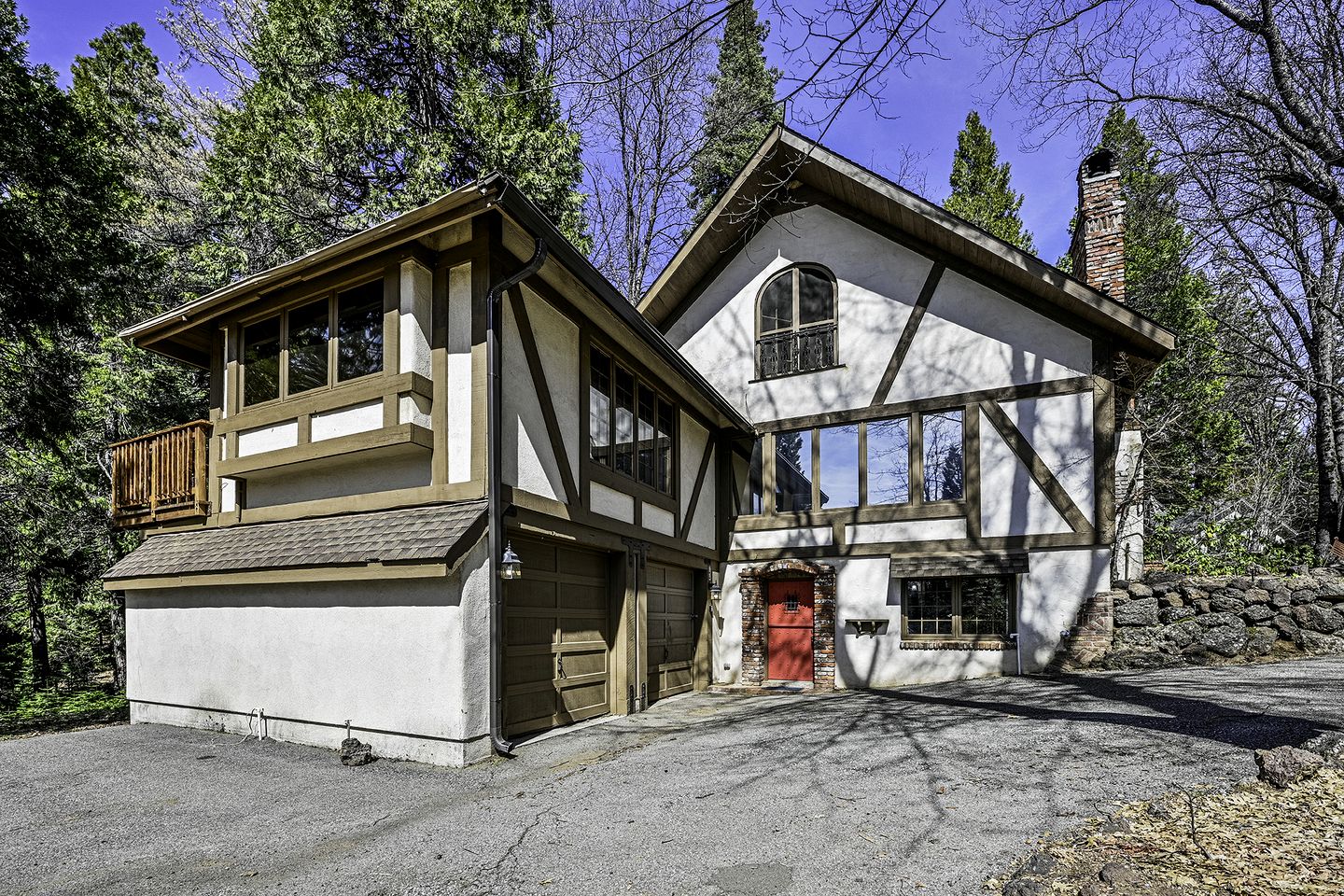 Magical Tudor Manor Retreat Surrounded by Pines in Mount Shasta, California
