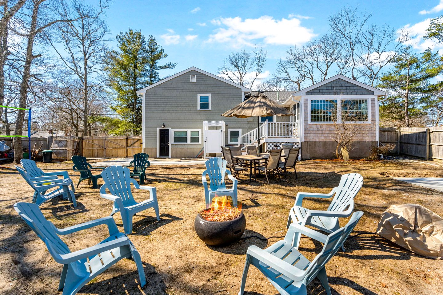 Spacious Retreat with Backyard Oasis, Grill & Evening Firepit in South Yarmouth, Massachusetts