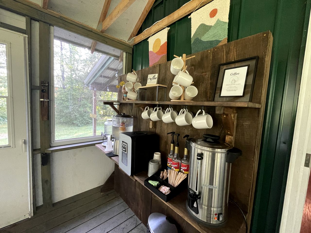 Cozy Family Deluxe Glamping Tent w/ Private Deck, Fire Pit Nights & Grill Ready in Broadalbin, New York