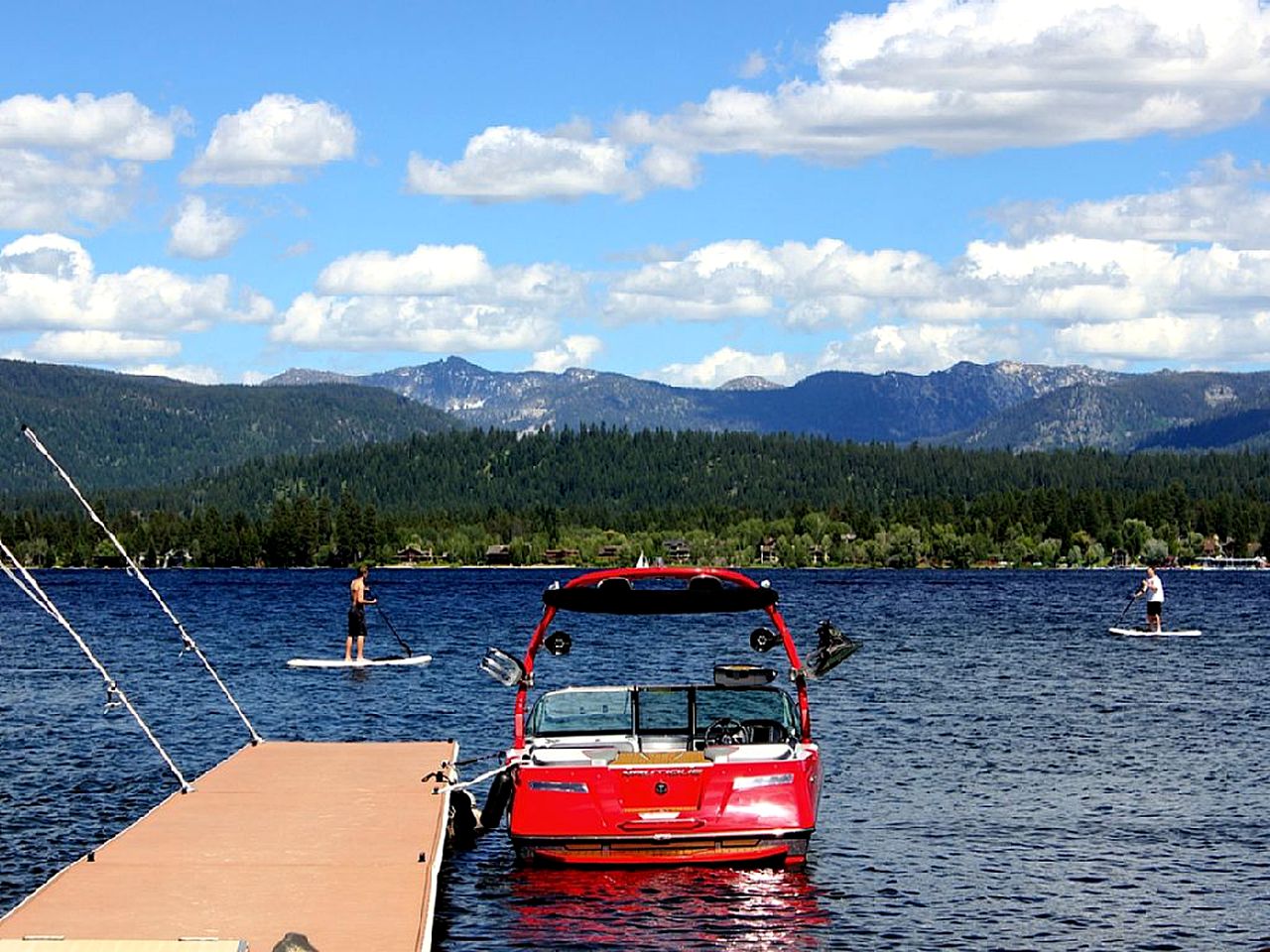 Family-Friendly A-Frame Cabin with Private Dock on Payette Lake, Idaho