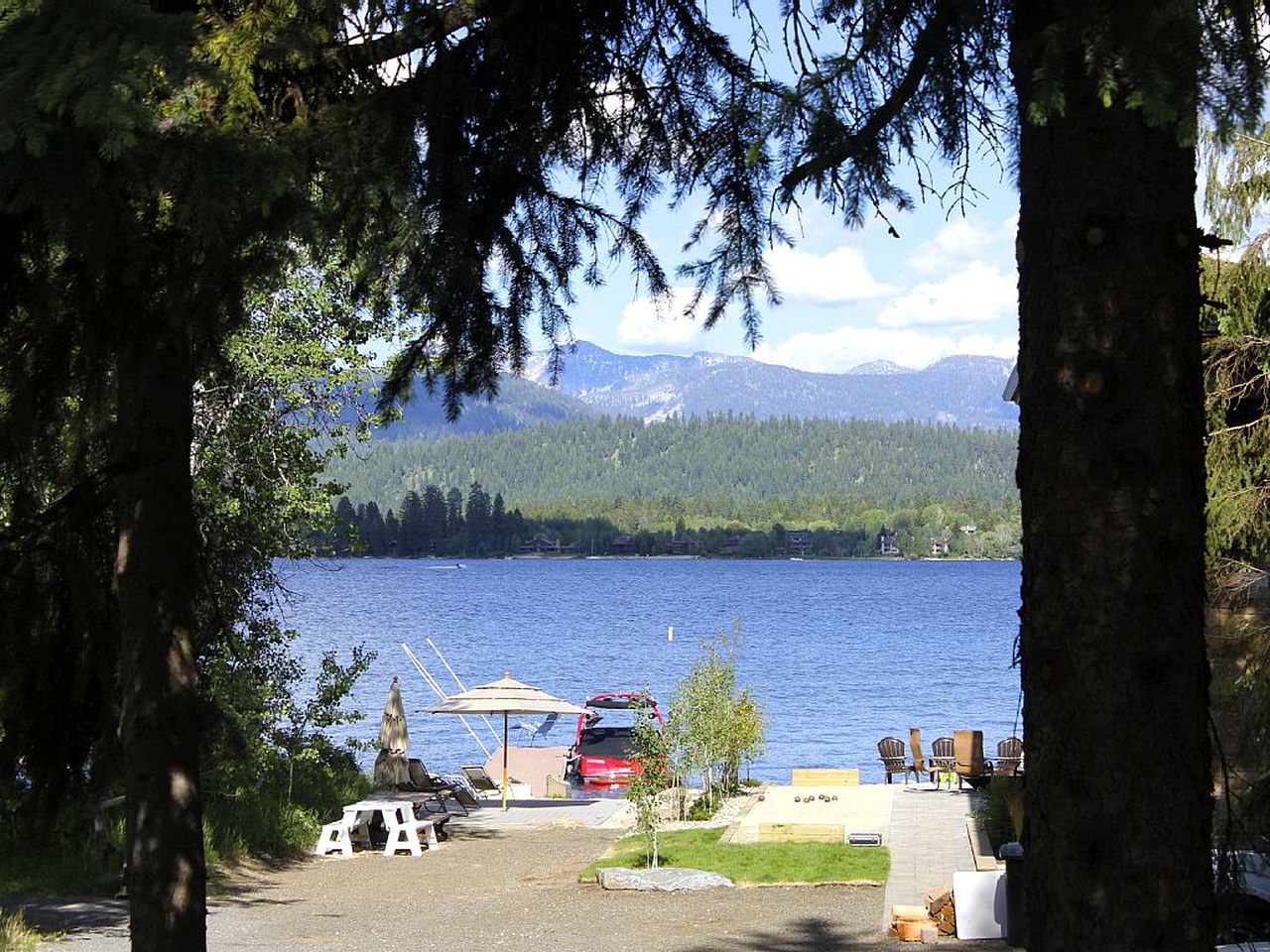 Family-Friendly A-Frame Cabin with Private Dock on Payette Lake, Idaho