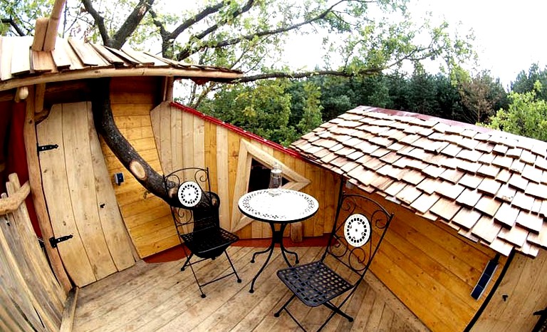 Tree Houses (Neißeaue, Saxony, Germany)