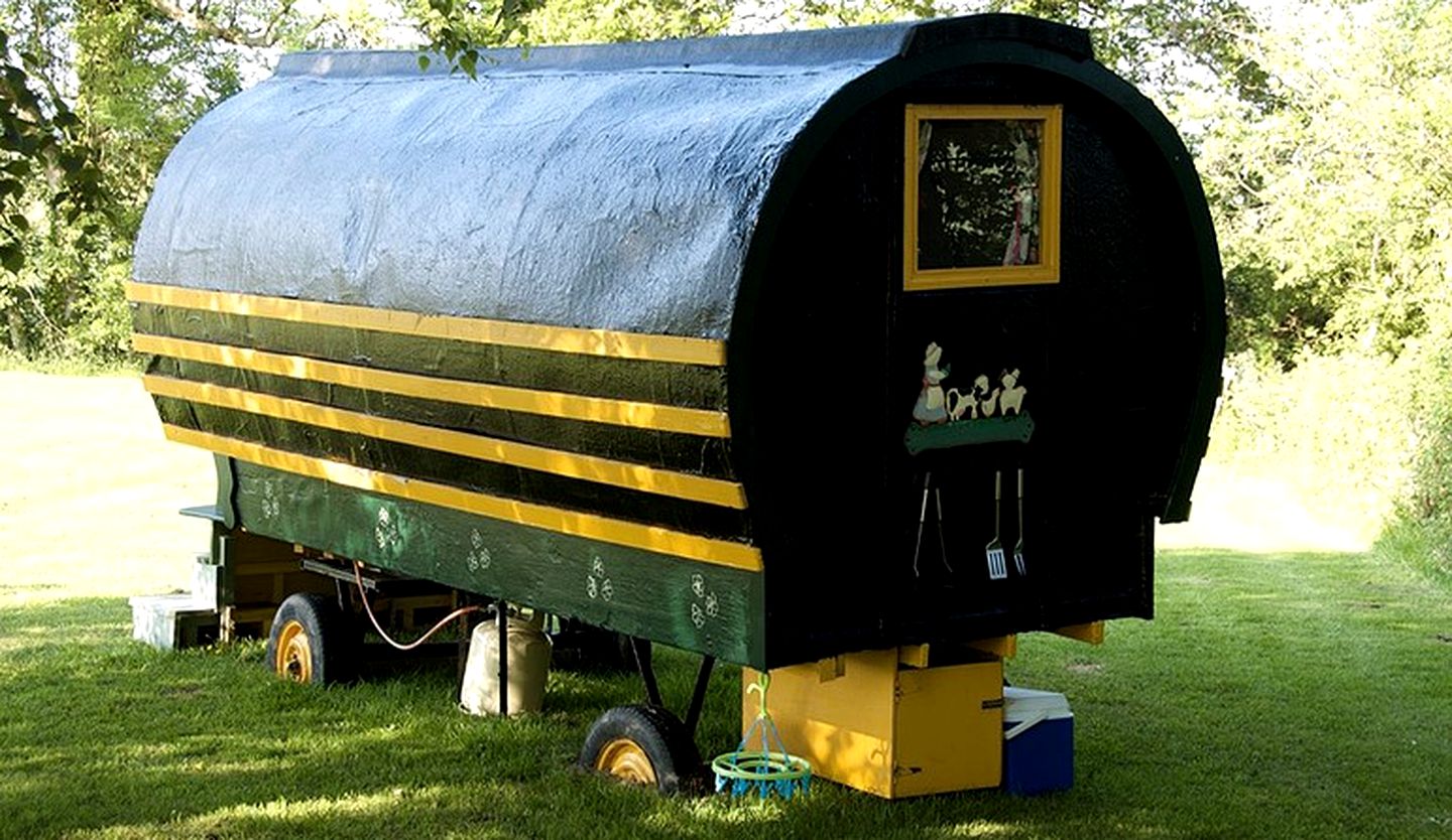 Family-Friendly Gypsy Caravans in Monfreville Countryside, France