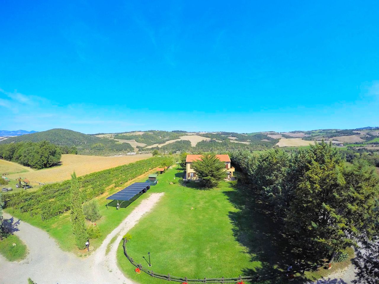 Gorgeous Rental on a Vineyard with a Pool in the Stunning Region of Tuscany, Italy