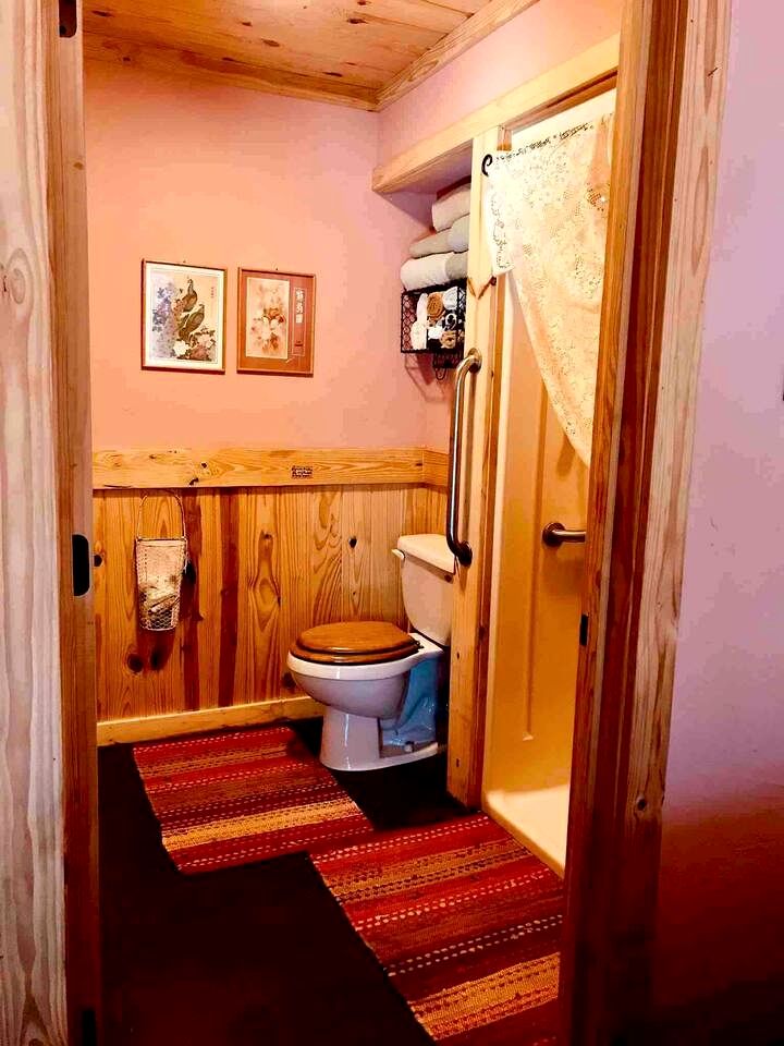 Beautiful Cabin Surrounded by Forest with Amazing Outdoor Amenities for a Peaceful Escape in the Outdoors in Ben Wheeler, Texas