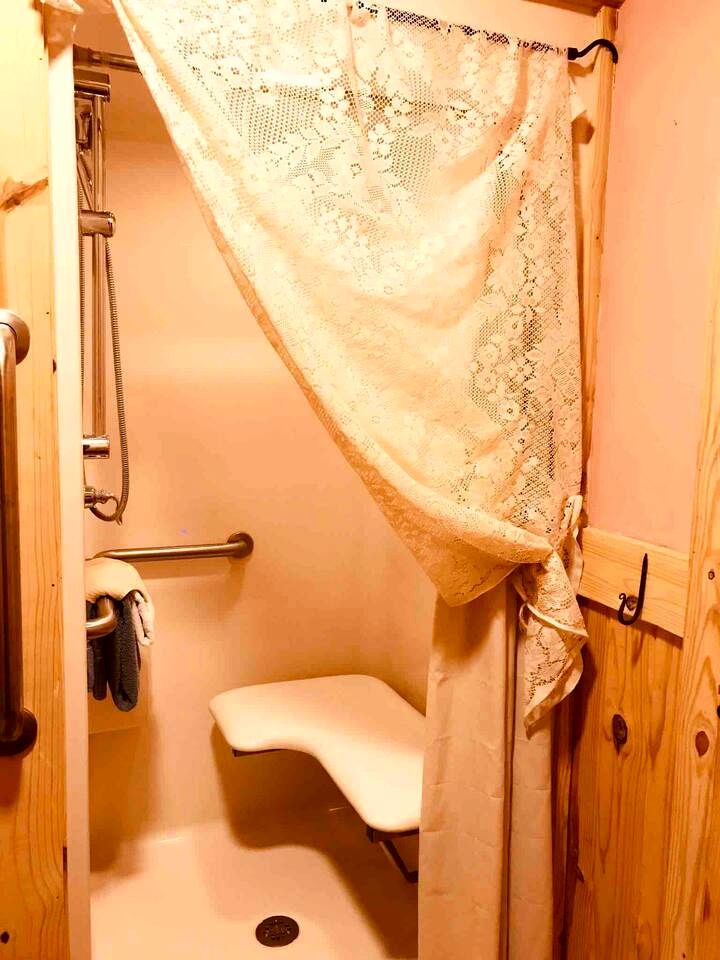 Beautiful Cabin Surrounded by Forest with Amazing Outdoor Amenities for a Peaceful Escape in the Outdoors in Ben Wheeler, Texas