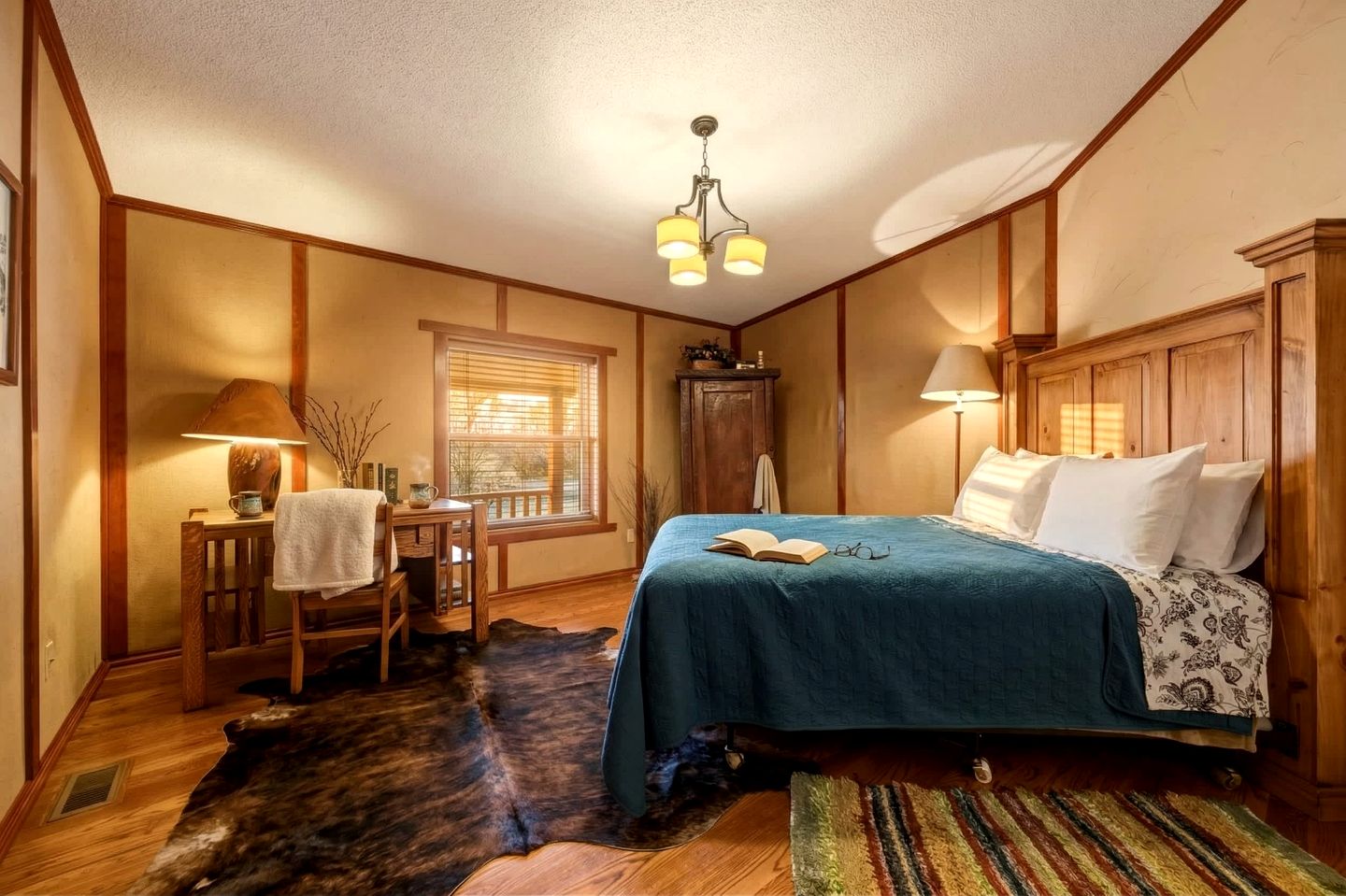 Spacious Retreat with Stone Fireplace & Pond Views in Banner, Wyoming