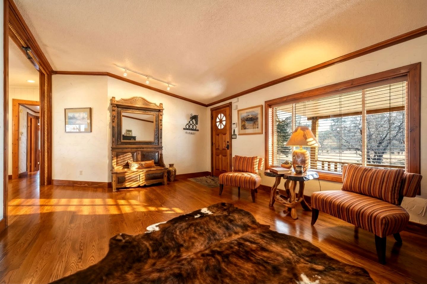 Spacious Retreat with Stone Fireplace & Pond Views in Banner, Wyoming