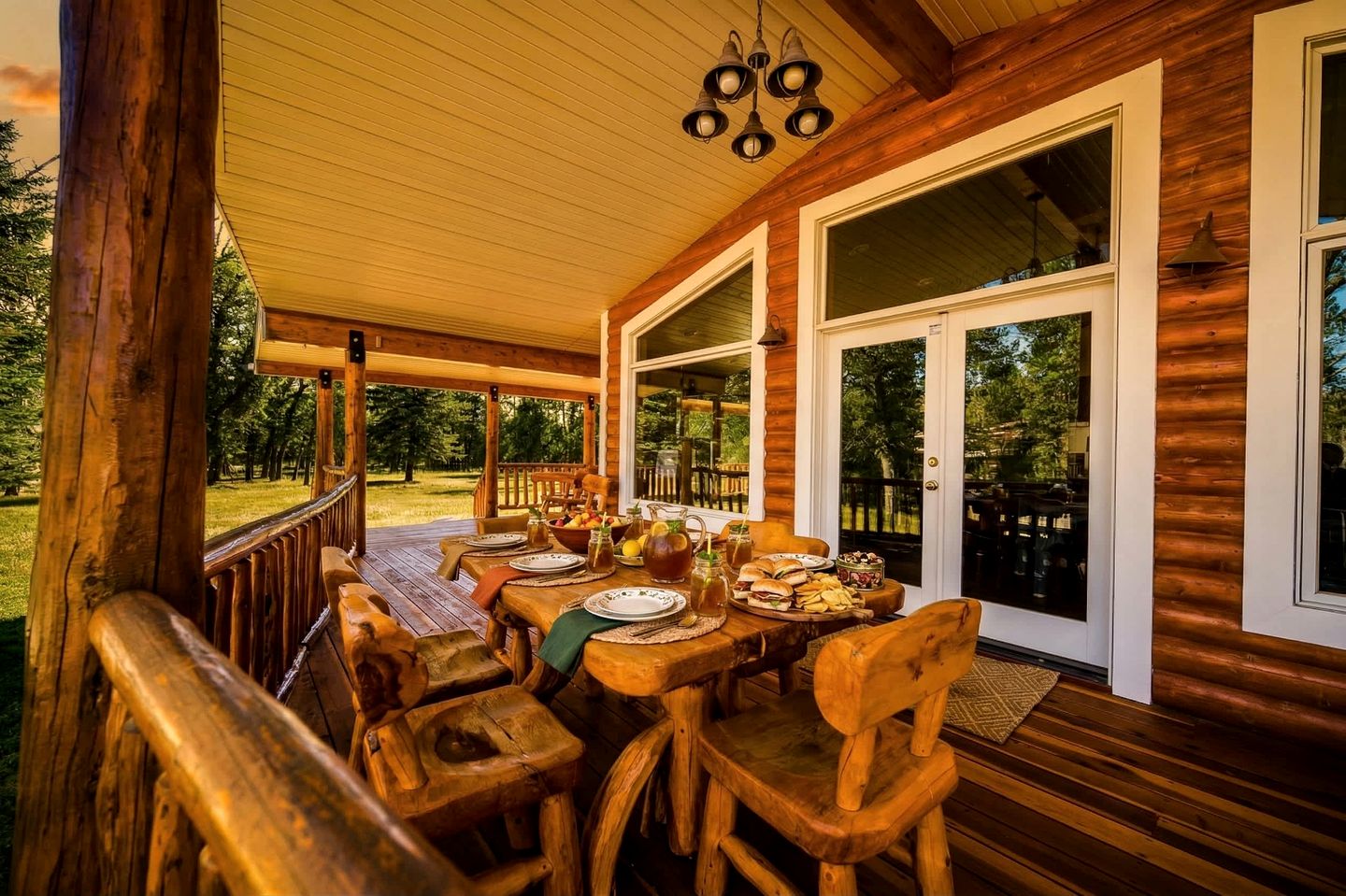 Spacious Retreat with Stone Fireplace & Pond Views in Banner, Wyoming