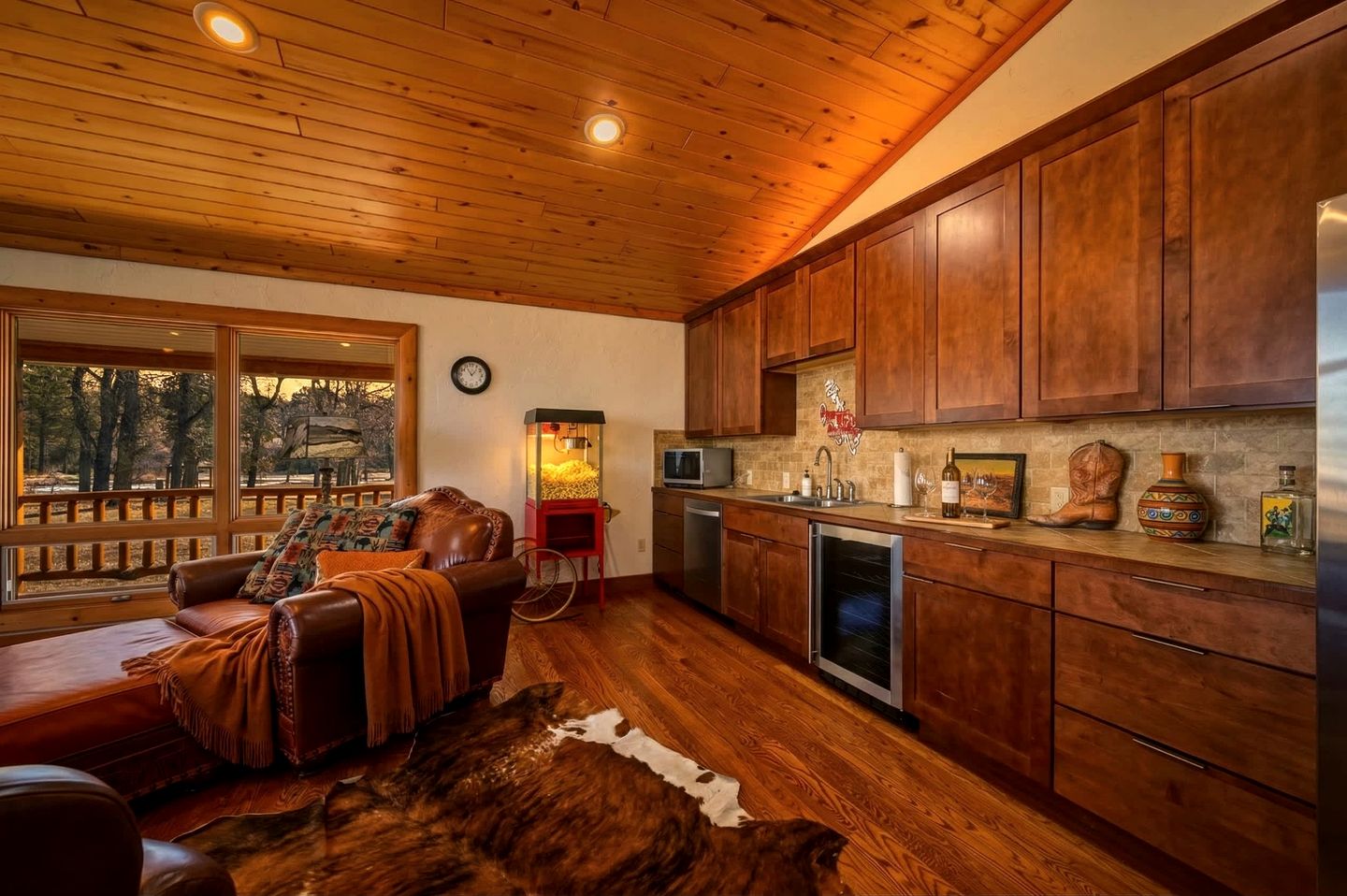 Spacious Retreat with Stone Fireplace & Pond Views in Banner, Wyoming