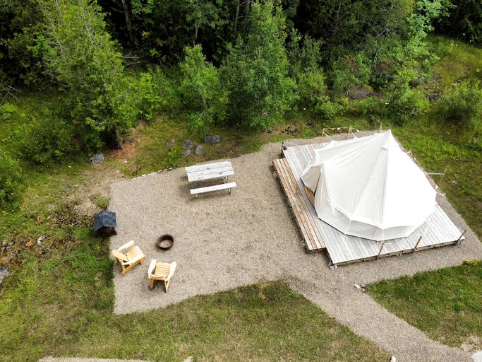Bell Tents (Canada, Northern Bruce Peninsula, Ontario)