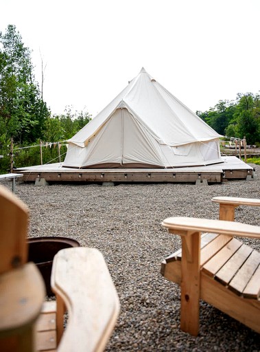 Bell Tents (Canada, Northern Bruce Peninsula, Ontario)