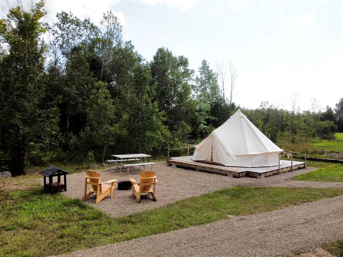Bell Tents (Canada, Northern Bruce Peninsula, Ontario)