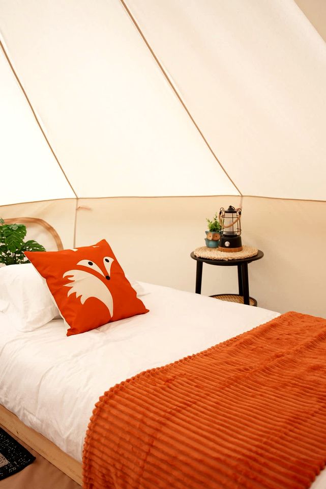 Fantastic Bell Tent Fire Pit and Barbecue Provided in Northern Bruce Peninsula, Ontario