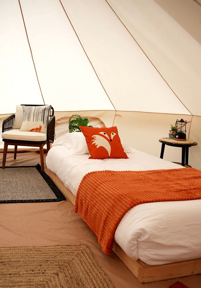 Fantastic Bell Tent Fire Pit and Barbecue Provided in Northern Bruce Peninsula, Ontario