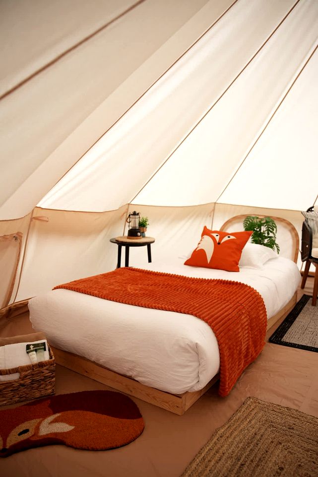 Fantastic Bell Tent Fire Pit and Barbecue Provided in Northern Bruce Peninsula, Ontario