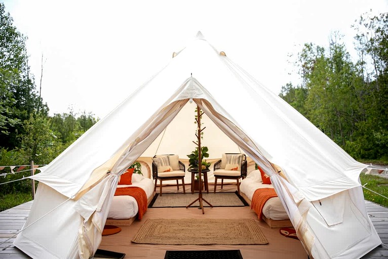 Bell Tents (Canada, Northern Bruce Peninsula, Ontario)