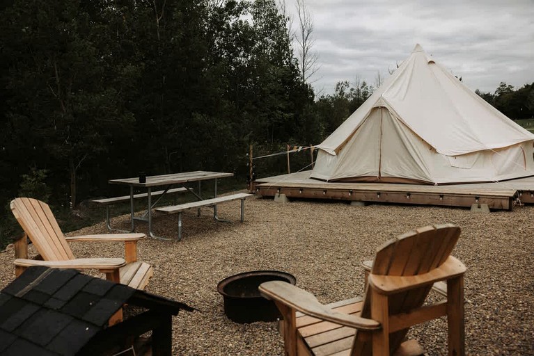 Bell Tents (Canada, Northern Bruce Peninsula, Ontario)