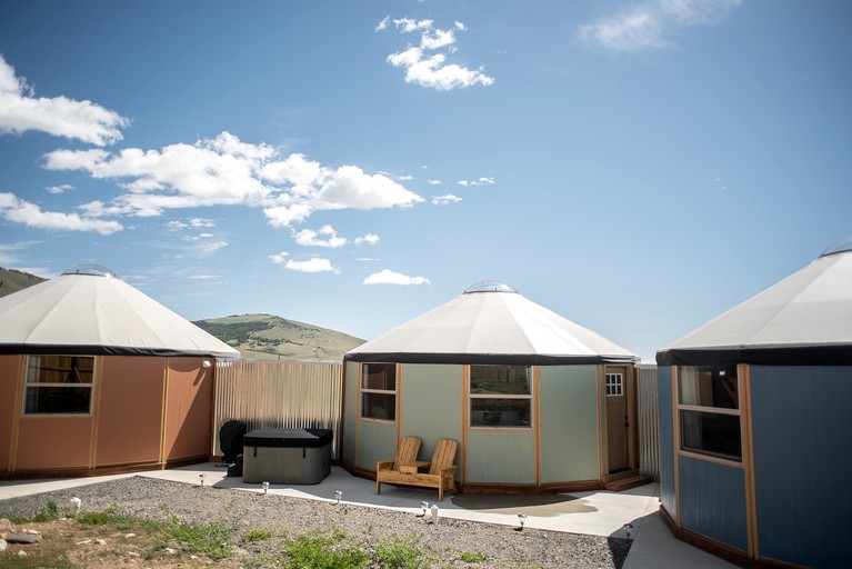 Yurts (United States of America, Centennial, Wyoming)