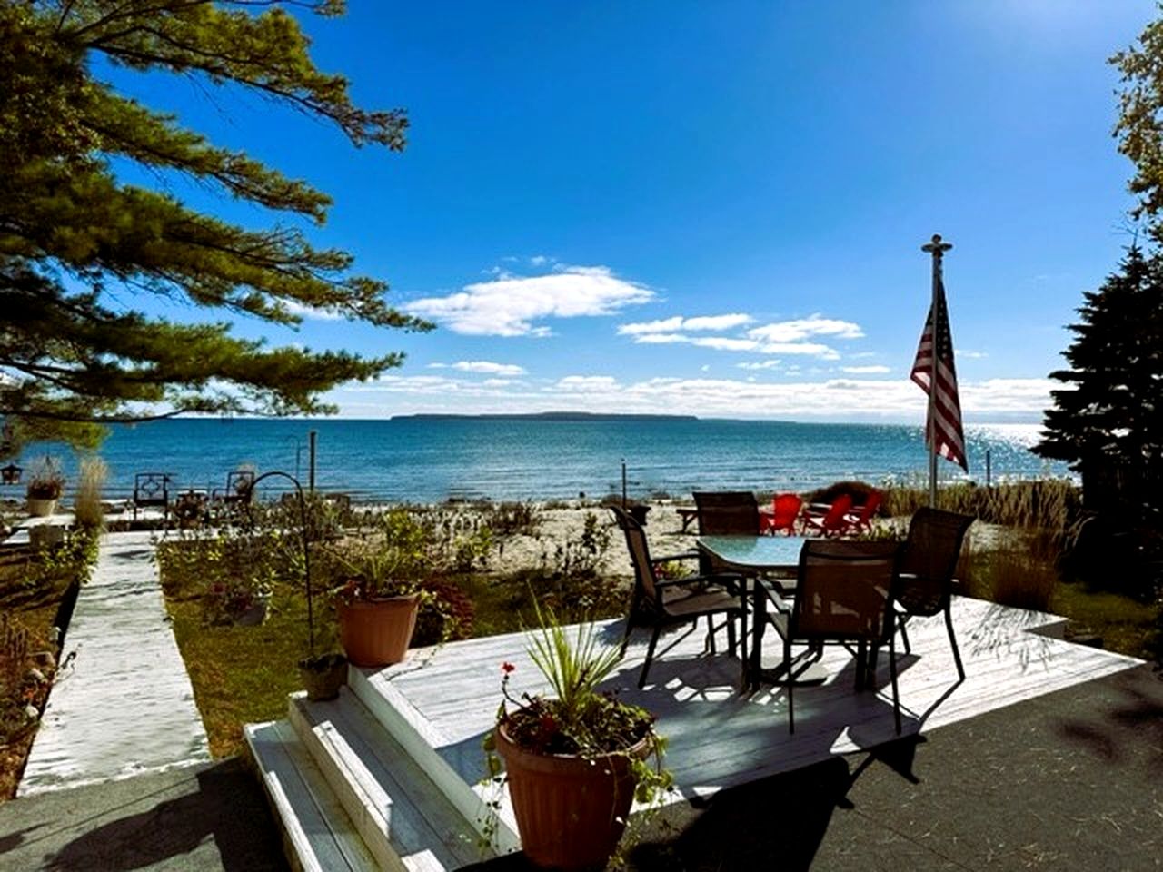 Fantastic Lakefront Beach House with Stunning Views in St. Ignace, Michigan