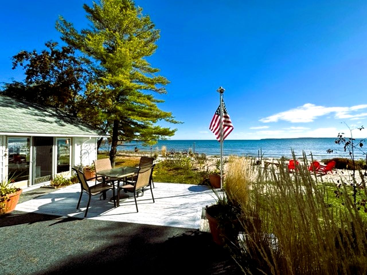 Fantastic Lakefront Beach House with Stunning Views in St. Ignace, Michigan