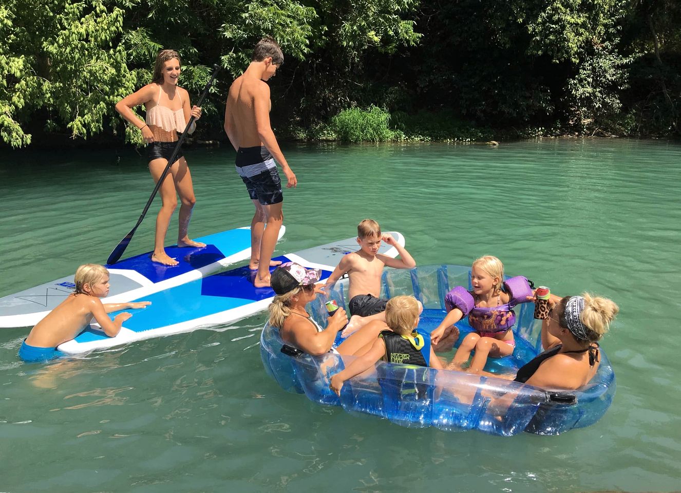 Fantastic Texas Glamping Adventure for Family and Friends: Luxurious Tented Cabin on the Geronimo Creek in Seguin