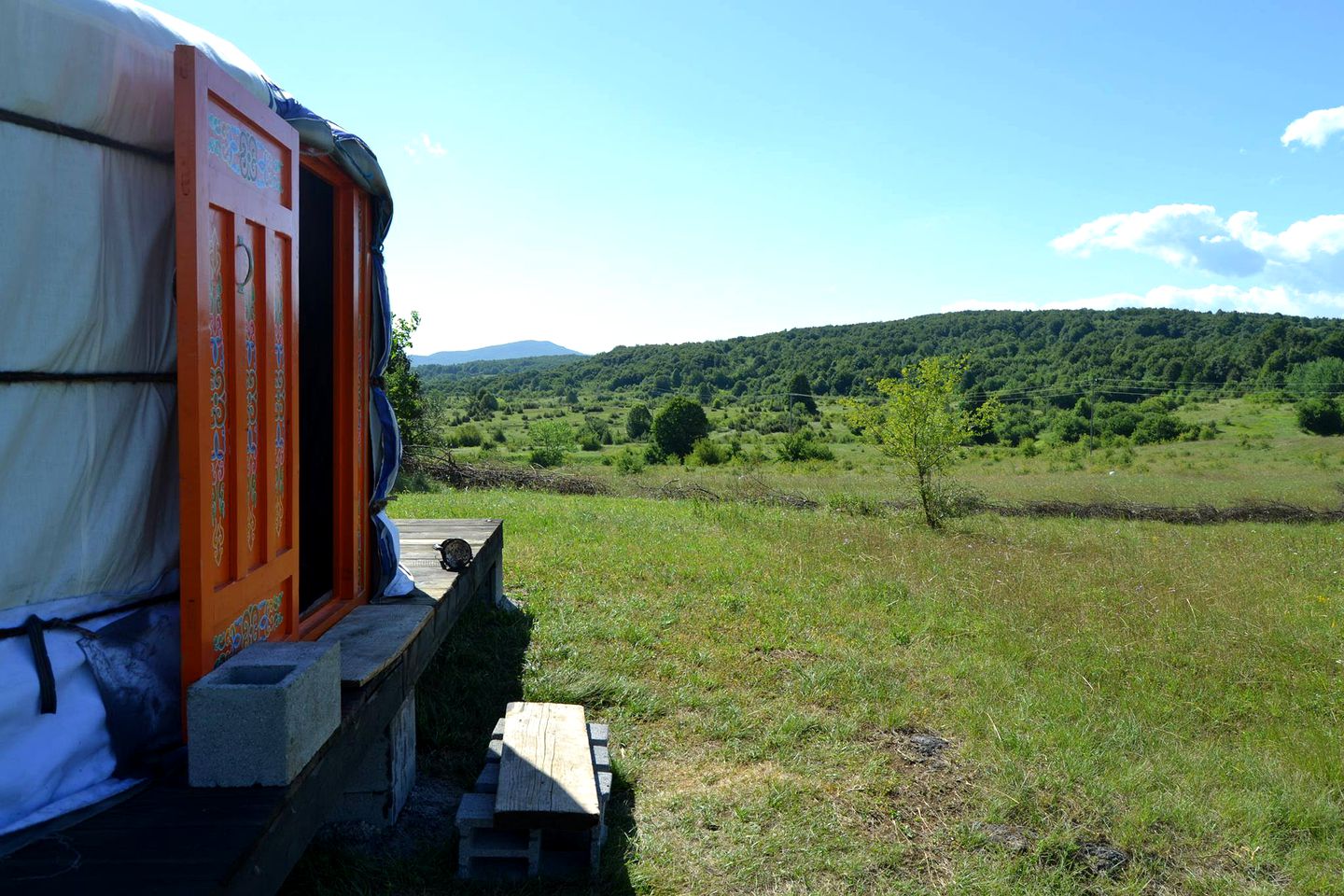 Pet-Friendly Mongolian Yurt on Farm near Karlovac in Croatia