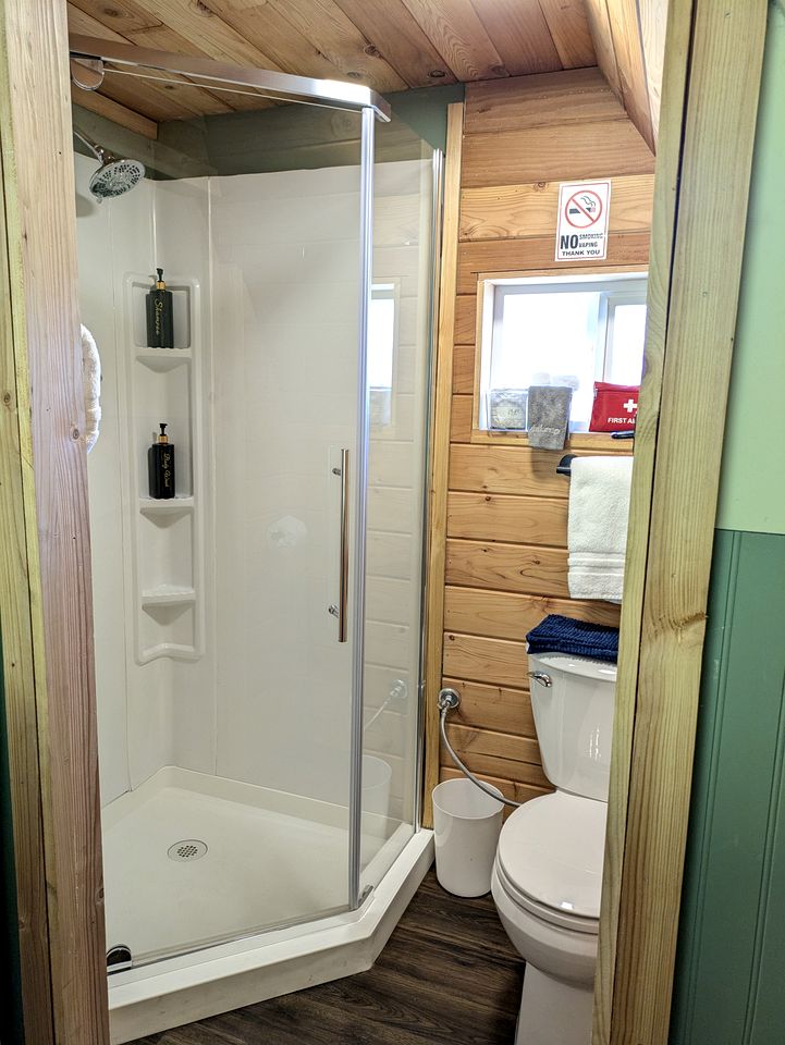 Rustic Farm-Themed Cabin with Forest Views, Trails & Animal Encounters near Homestead Farm in British Columbia, Canada