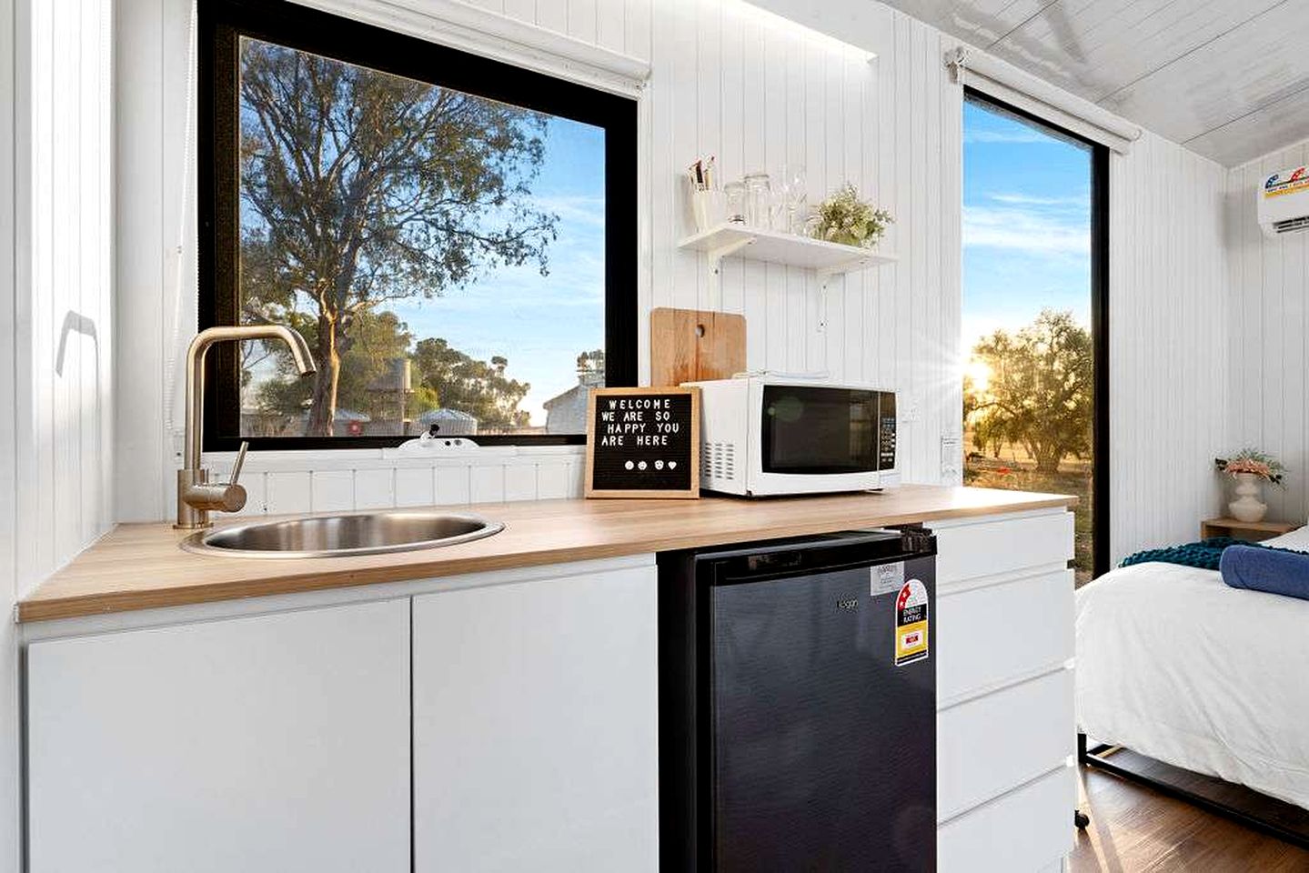 Farmstay Tiny House Glamping in Victoria for a Nature Escape