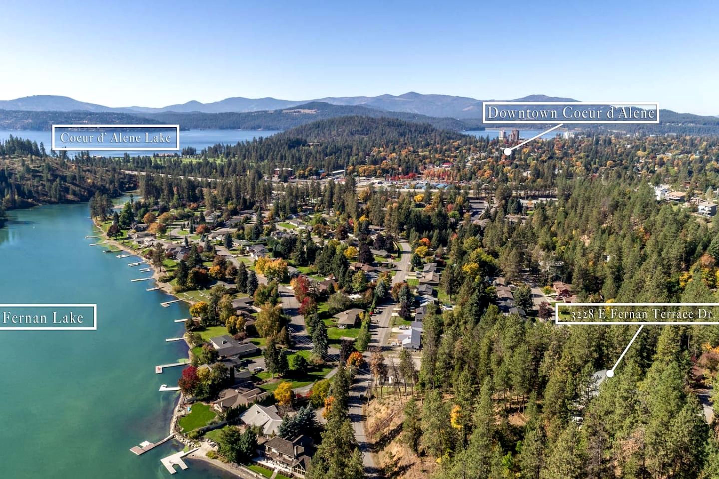 Enchanting Vacation Rentals with Breathtaking Lake Views near Lake Fernan in Idaho