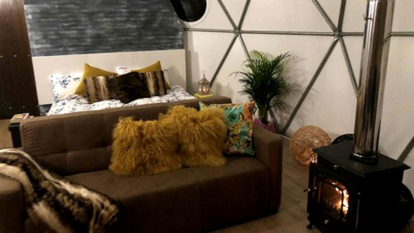 Unusual Dome Rental Perfect for a Luxury Camping Getaway in Prazeres, Portugal