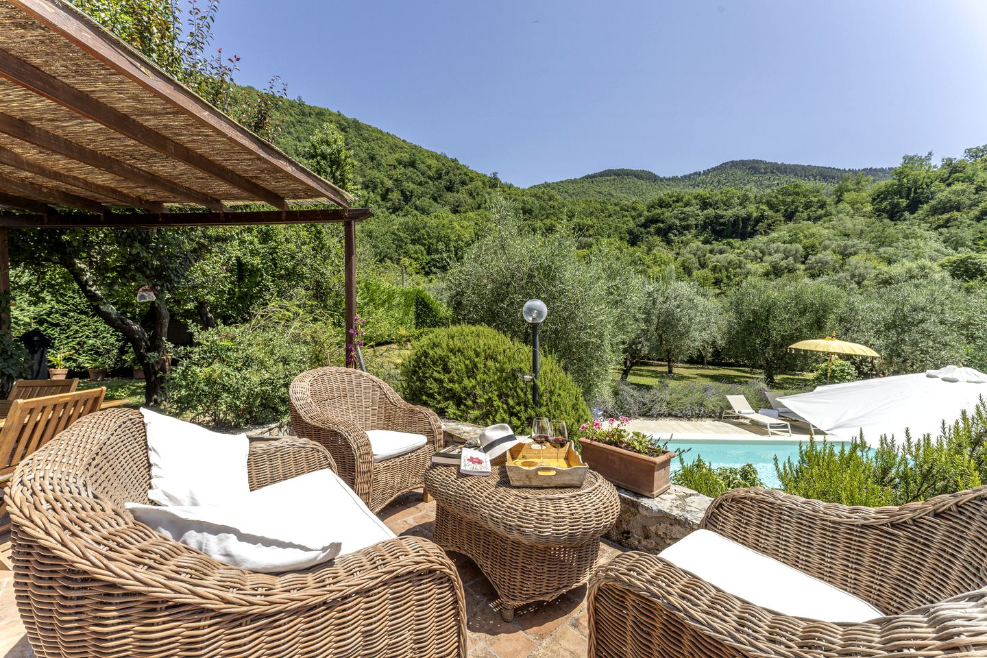 Pet-Friendly Dream Villa with Incredible Design Indoor and Outdoor in Prato, Tuscany