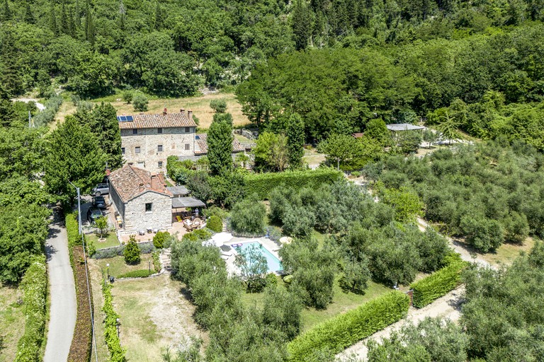 Pet-Friendly Dream Villa with Incredible Design Indoor and Outdoor in Prato, Tuscany