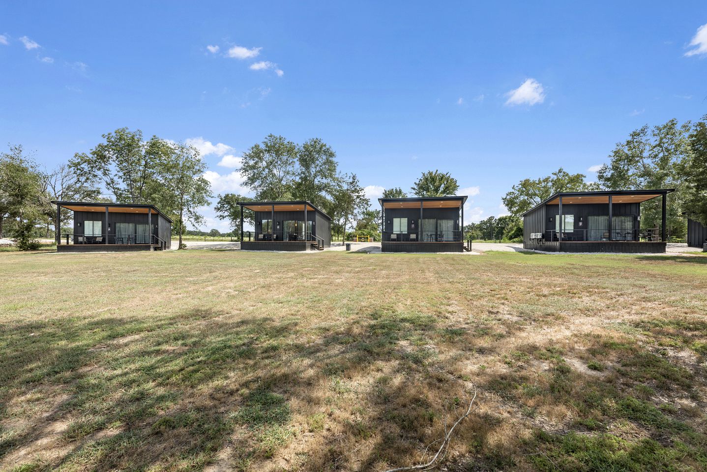 Peaceful Luxury Tiny Home Resort with Pool & Goats near Houston, Hempstead Texas – Entire Property Rental