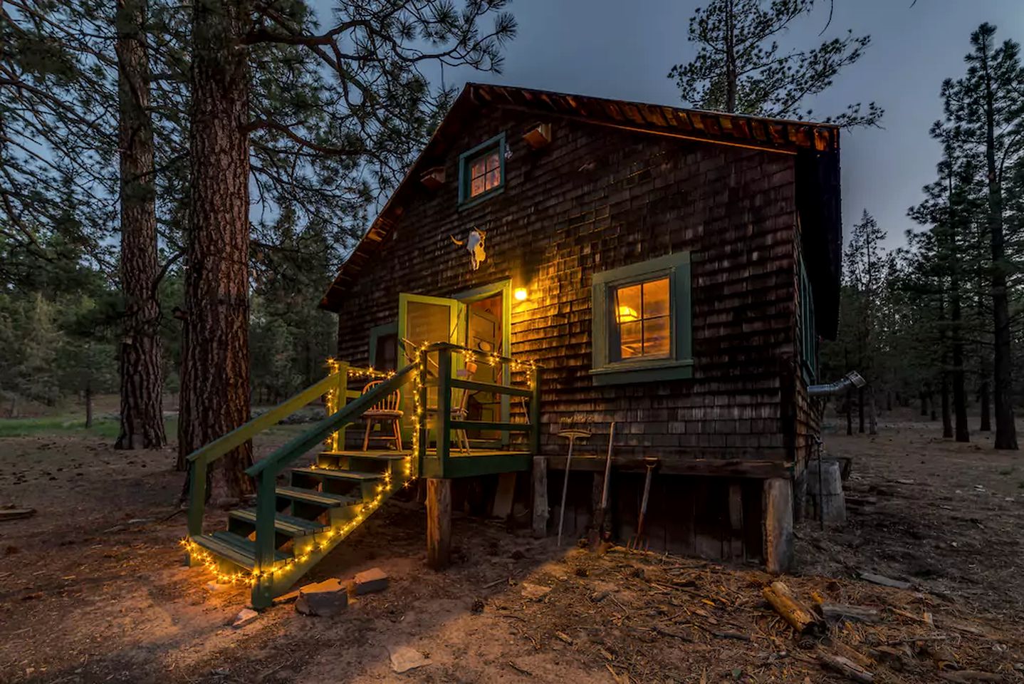 Secluded Cabin Rental Surrounded by Meadows in Big Bear City, California