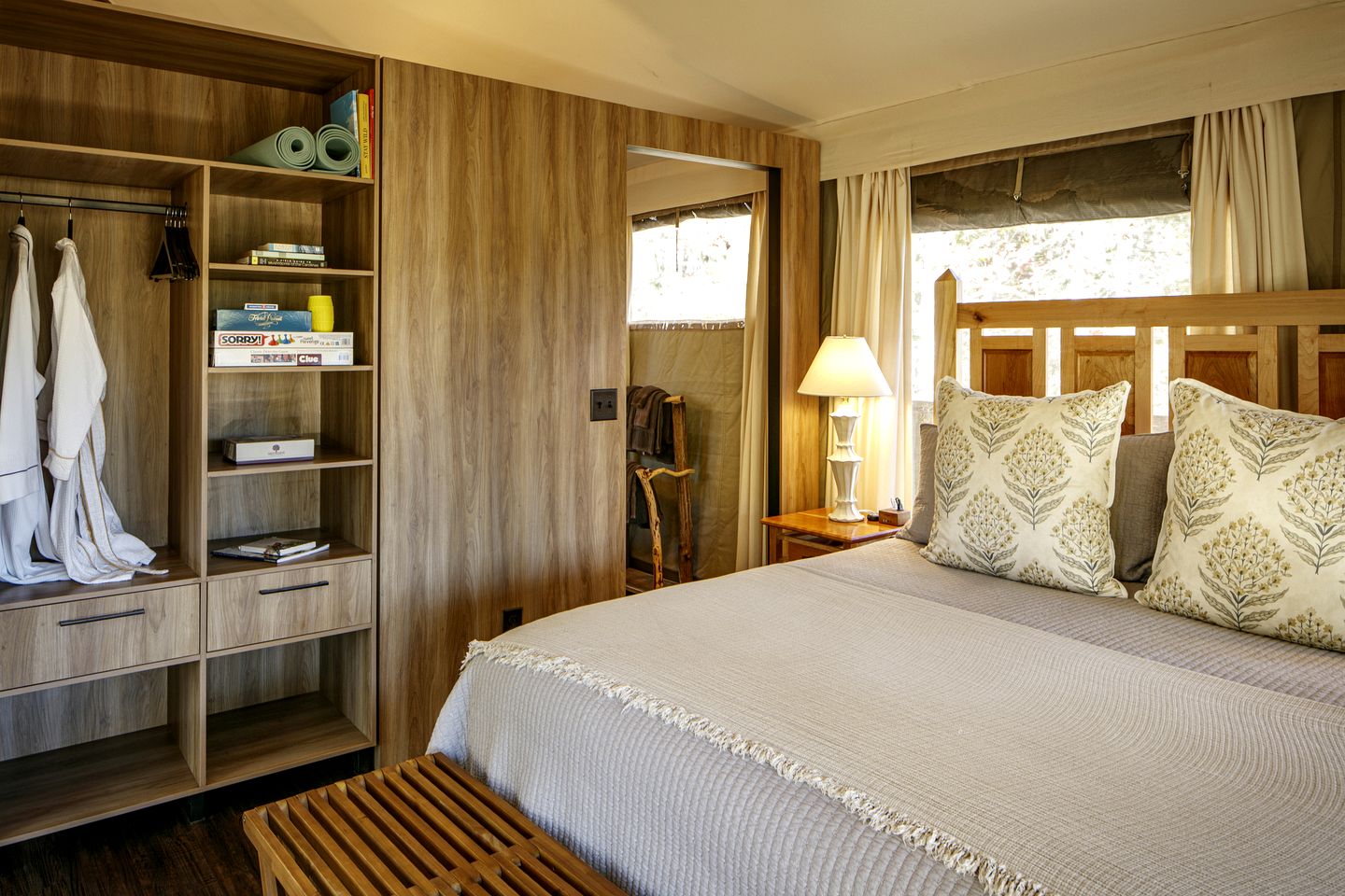 Secluded Glamping Tree Tent with Outdoor Soaking Tub & Private Pizza Oven Near Waterfalls, Zirconia, NC