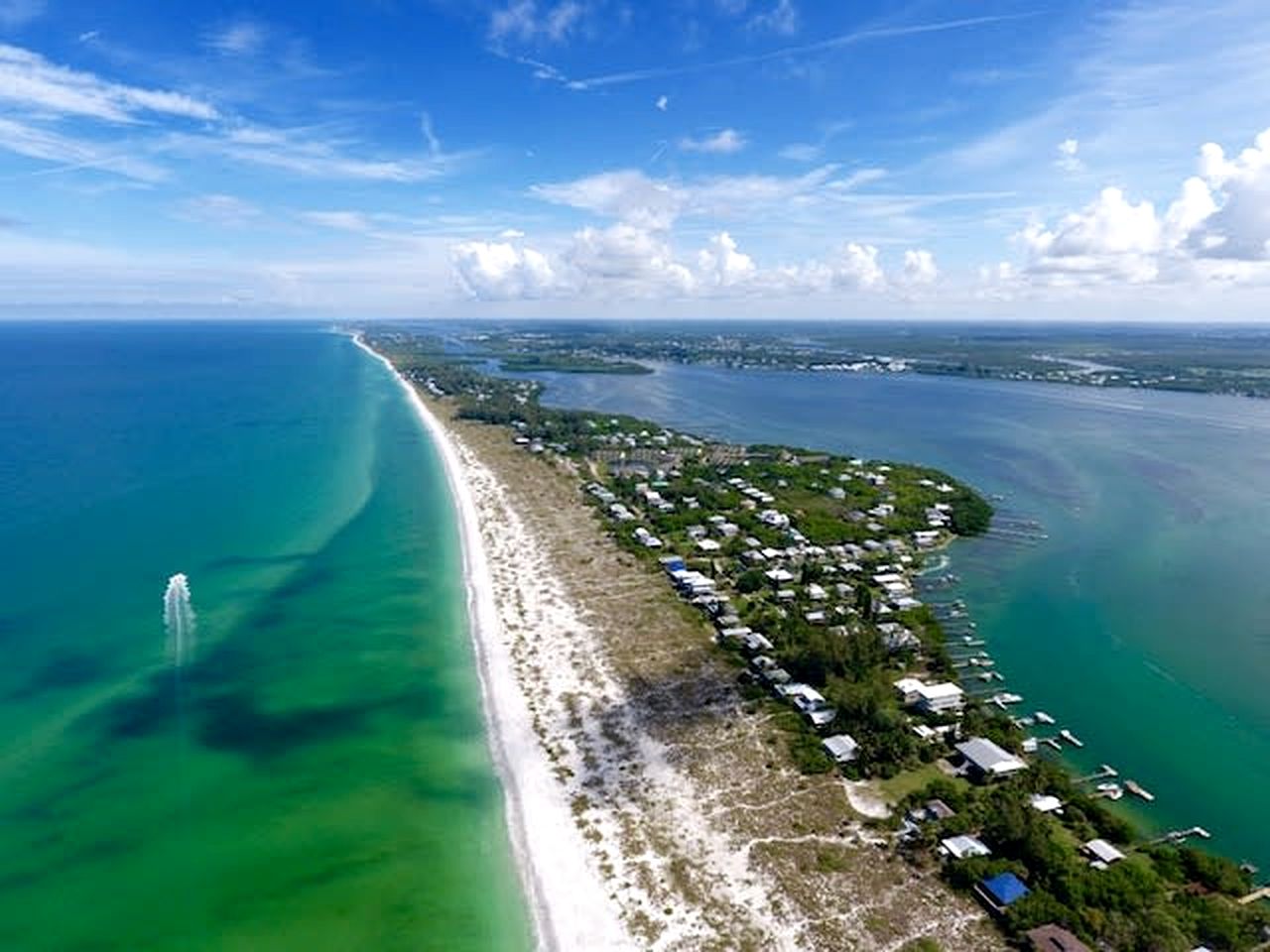 Spacious Waterside Cottage with Private Dock with Easy Access to Placida Bay and the Gulf of Mexico on Little Gasparilla Island, Florida
