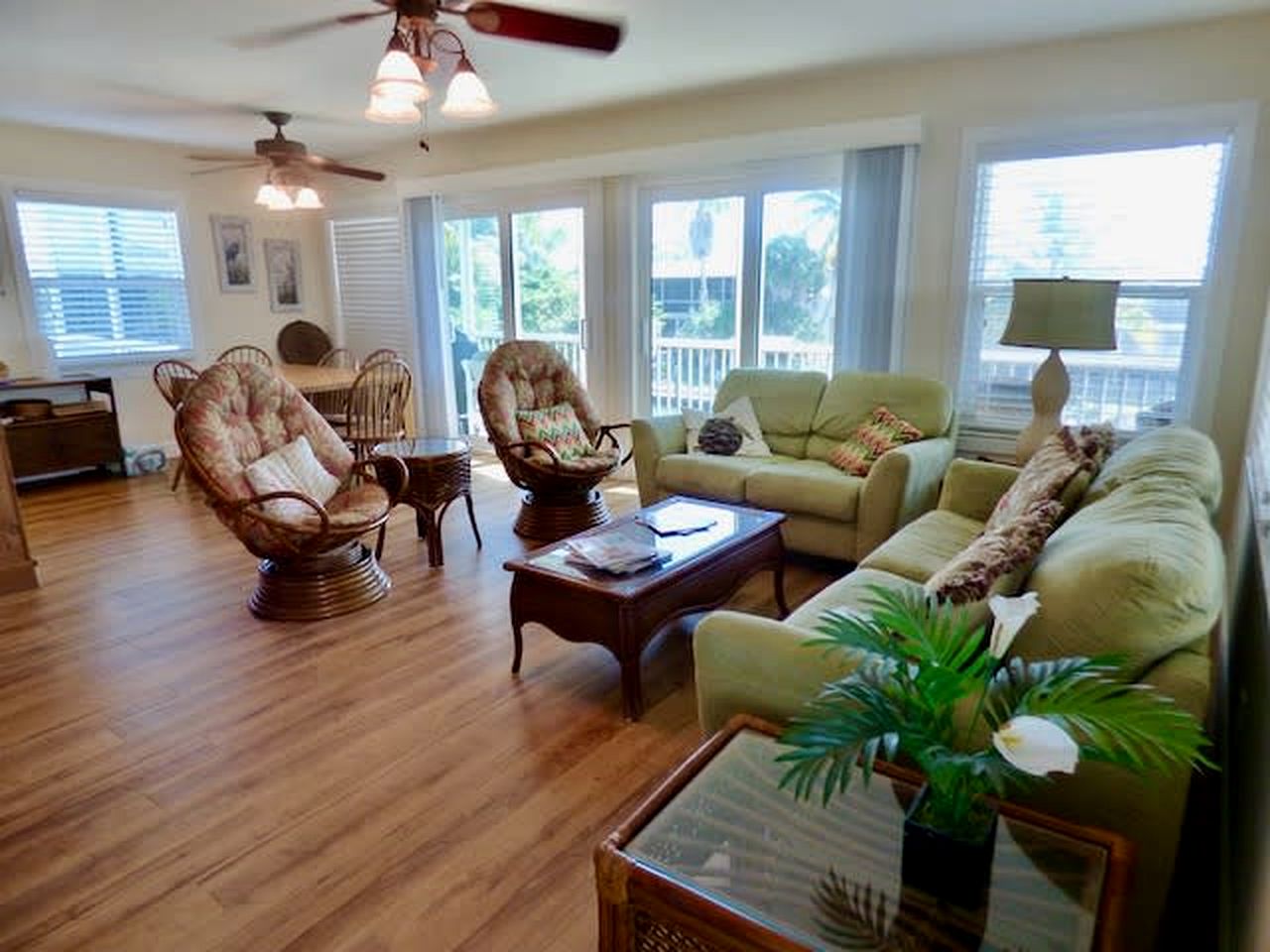 Spacious Waterside Cottage with Private Dock with Easy Access to Placida Bay and the Gulf of Mexico on Little Gasparilla Island, Florida