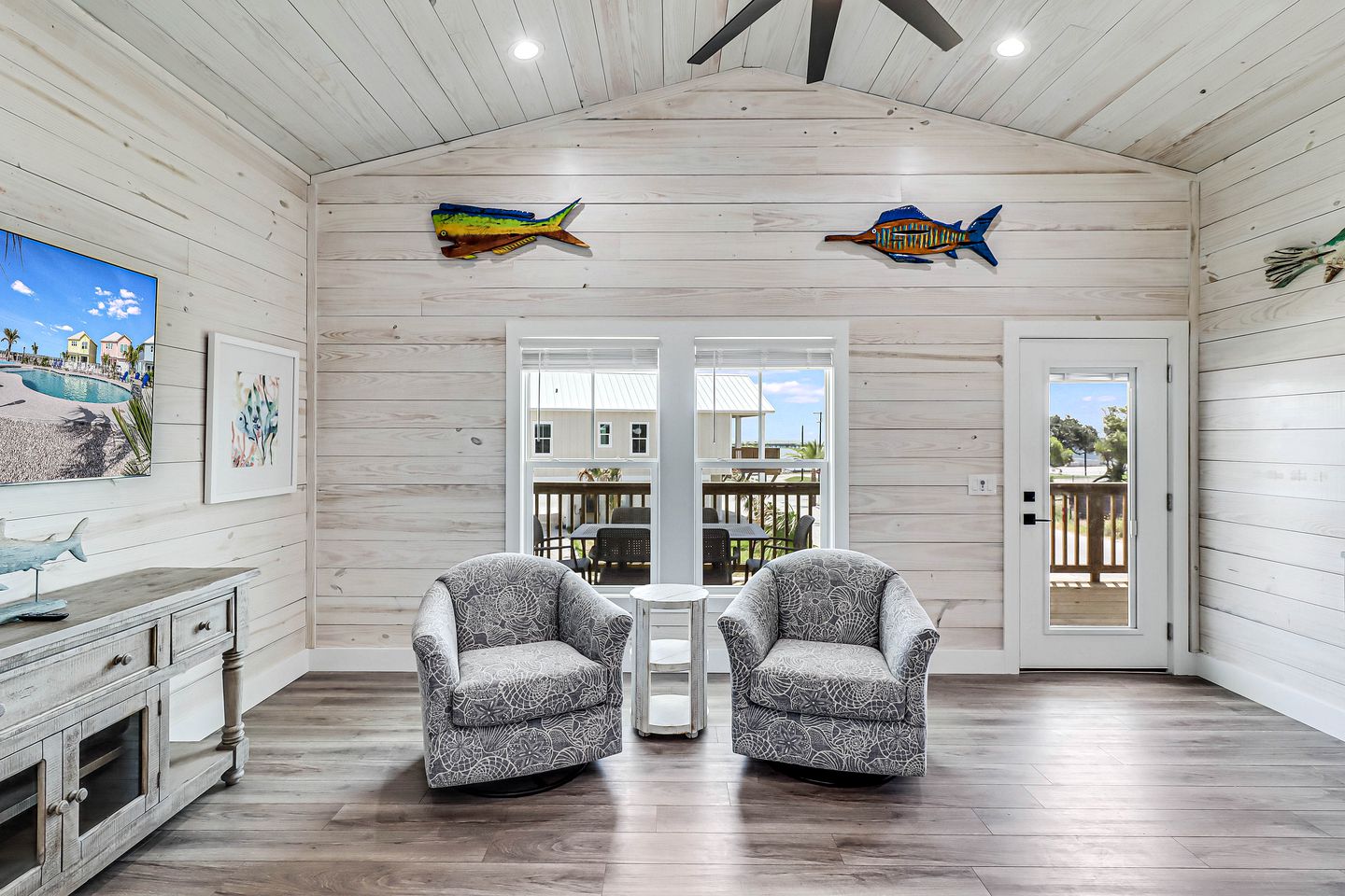 Getaways to this Stunning Rental in Rockport with Pool Access, for Family Glamping in Texas