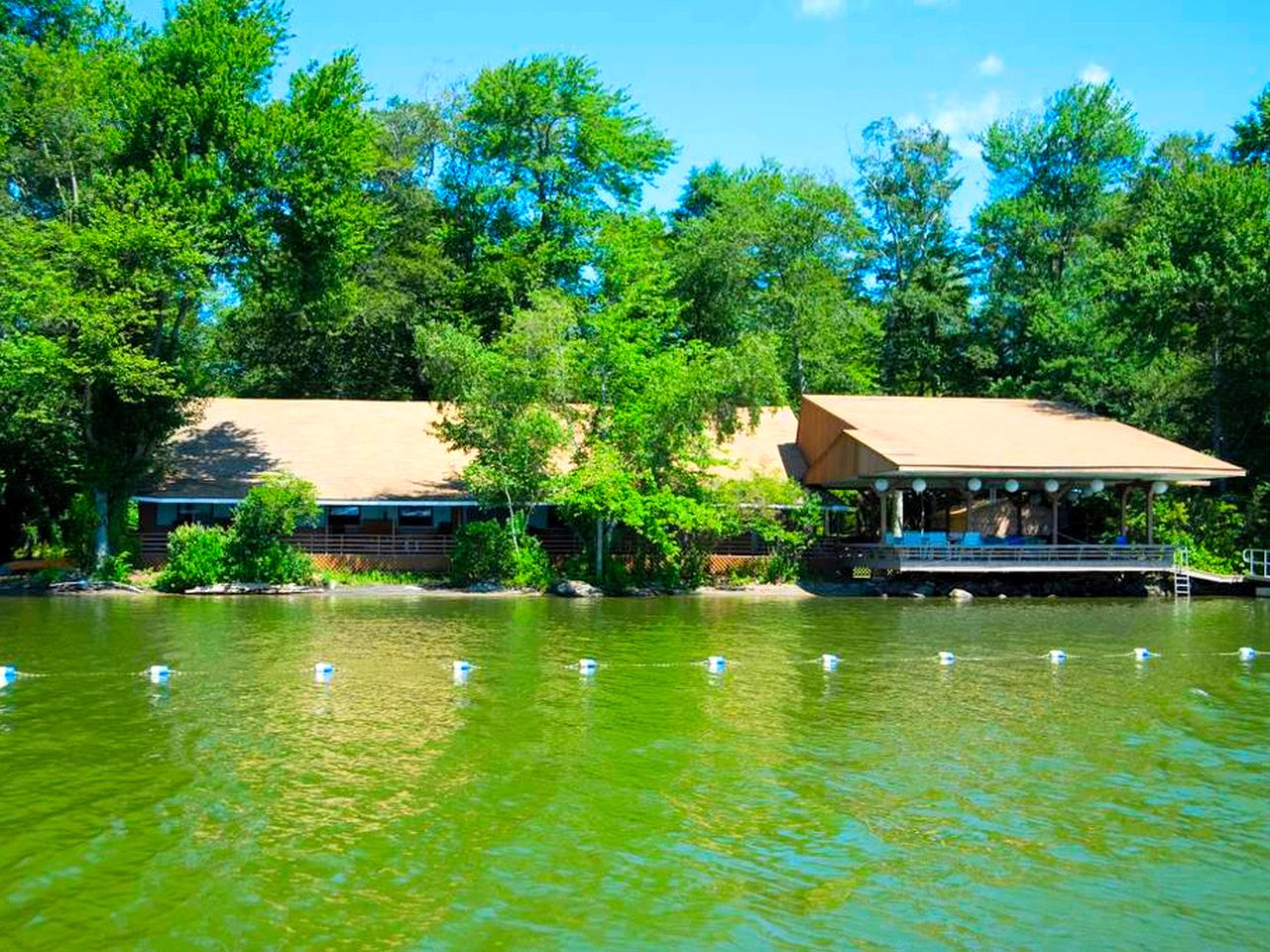 Five Cabins for a Group Getaway on an Island near Salmon River State Forest, Connecticut