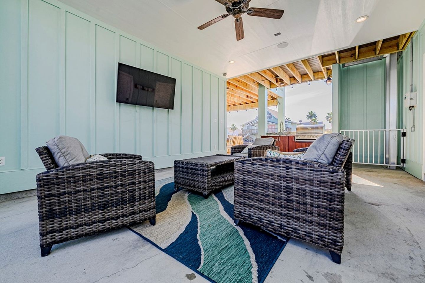Stylish Waterfront Getaway with Private Dock, Pool, and Game Room near Rockport Beach, Texas