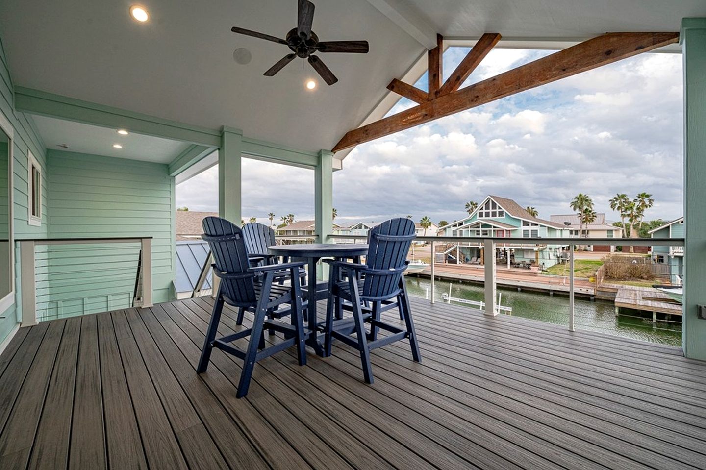 Stylish Waterfront Getaway with Private Dock, Pool, and Game Room near Rockport Beach, Texas