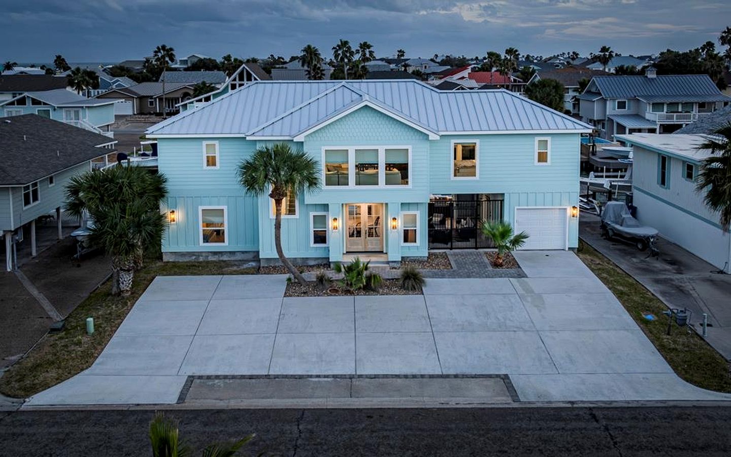 Stylish Waterfront Getaway with Private Dock, Pool, and Game Room near Rockport Beach, Texas