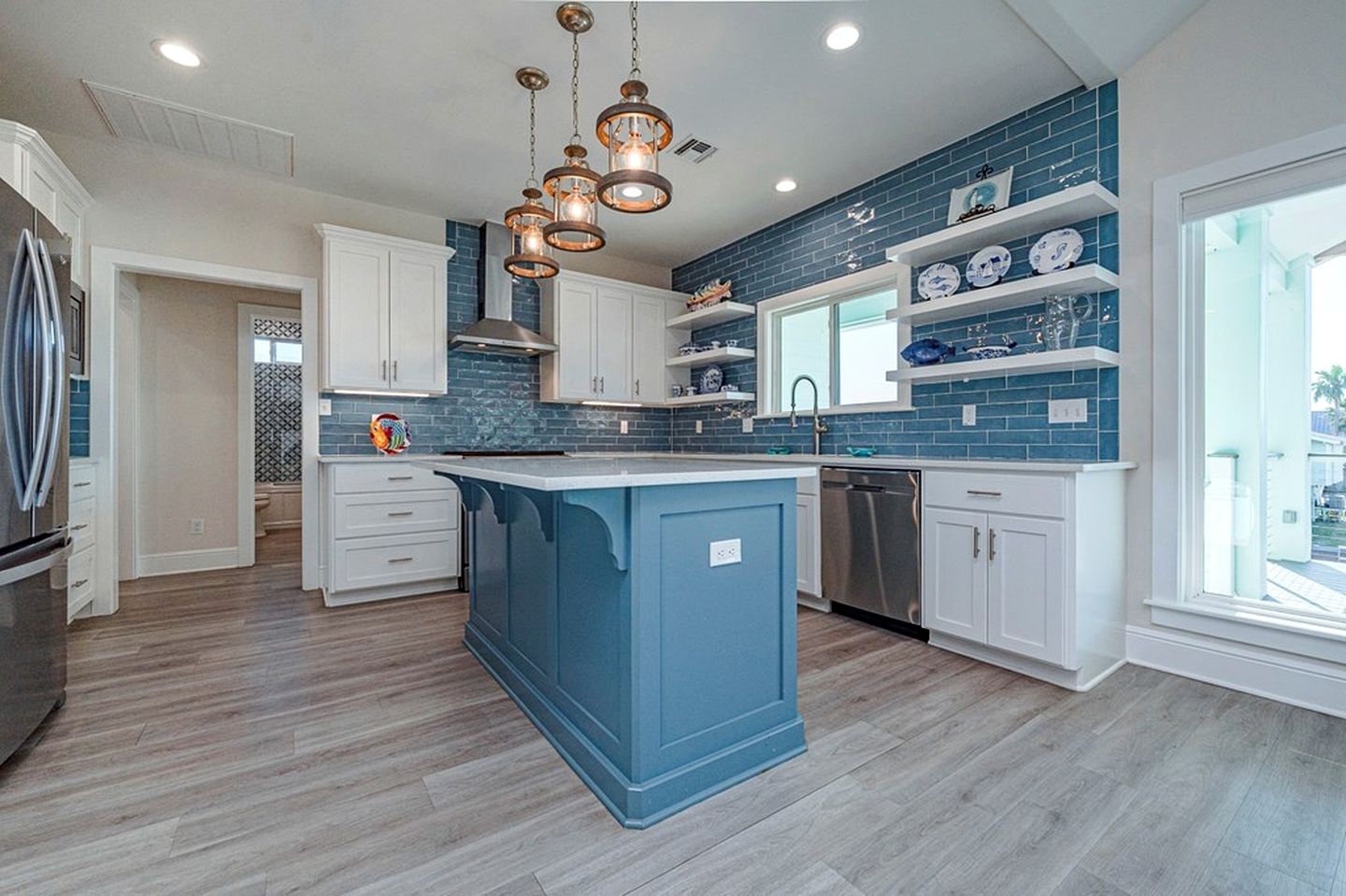 Stylish Waterfront Getaway with Private Dock, Pool, and Game Room near Rockport Beach, Texas