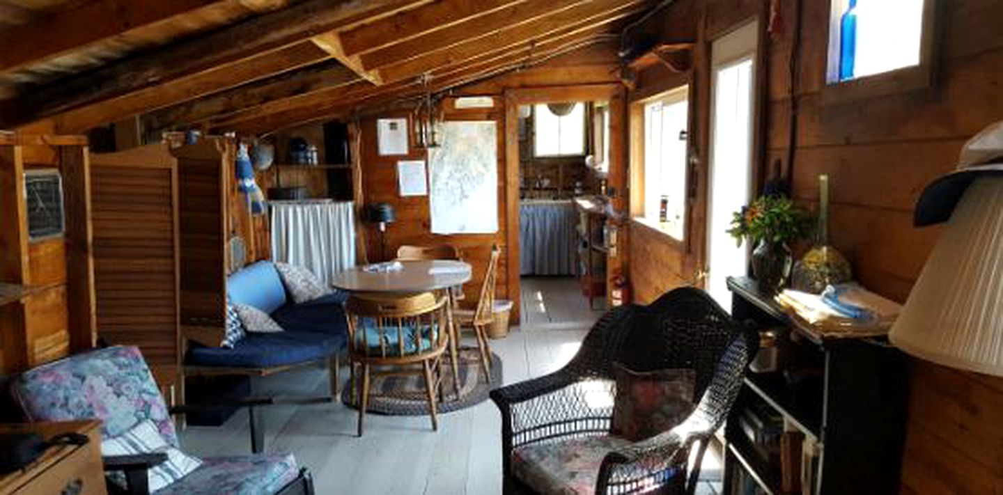 Beachfront Cottage Rental by a Swimming Beach in Friendship, Maine