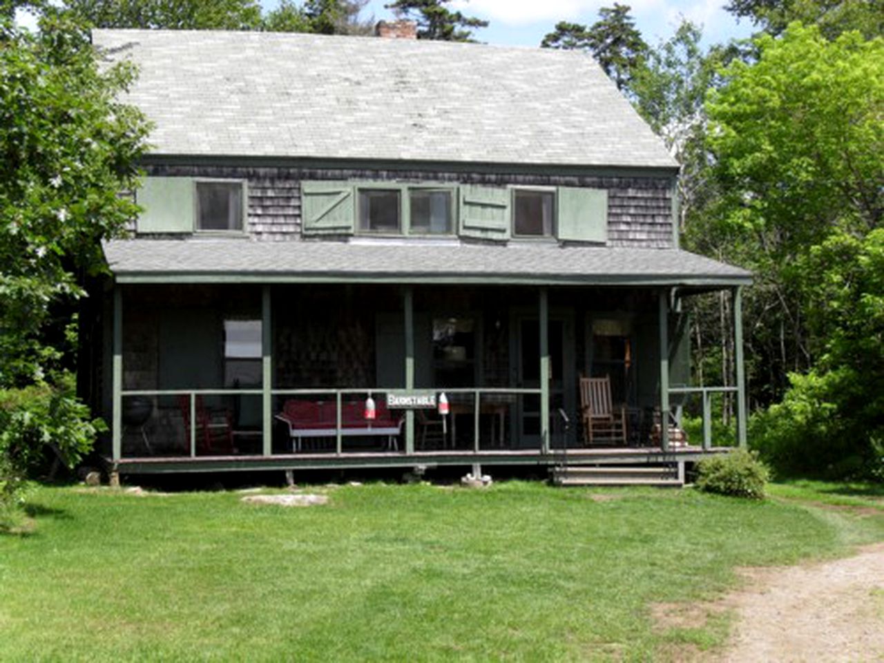 Hillside Cottage Rental with Ocean Views near Hog Island, Maine