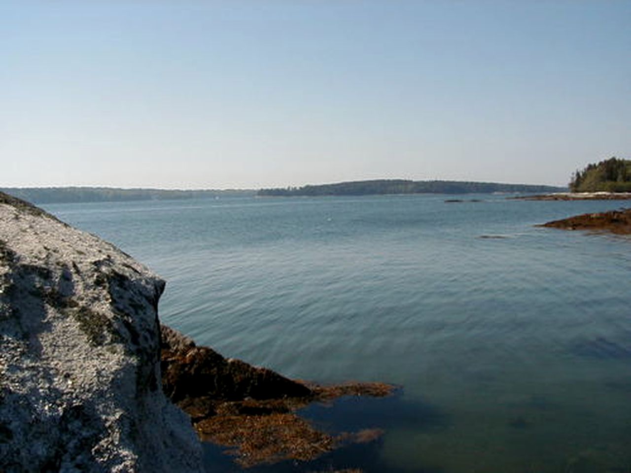 Unique Log Cabin Rental with a Private Beach in Friendship, Maine
