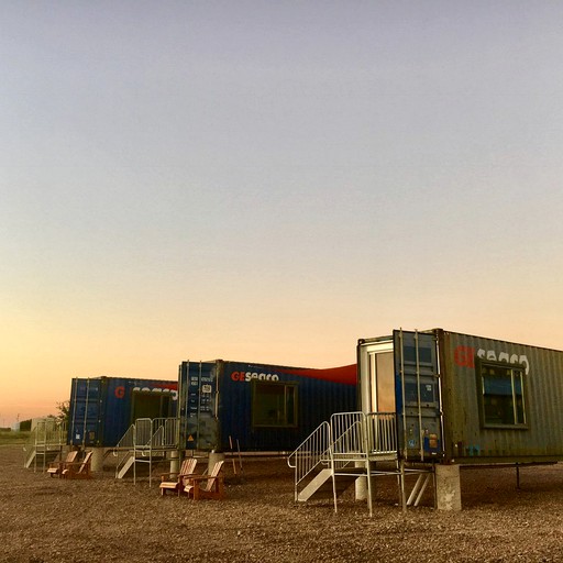 FLOPHOUZE SHIPPING CONTAINER HOTEL -Travel Trunk Coffee Table