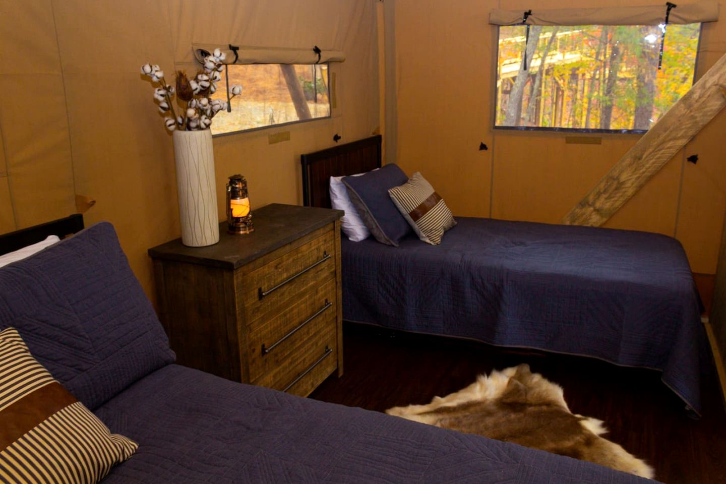 Luxury Safari Tent Near Great Smoky Mountains, Tennessee