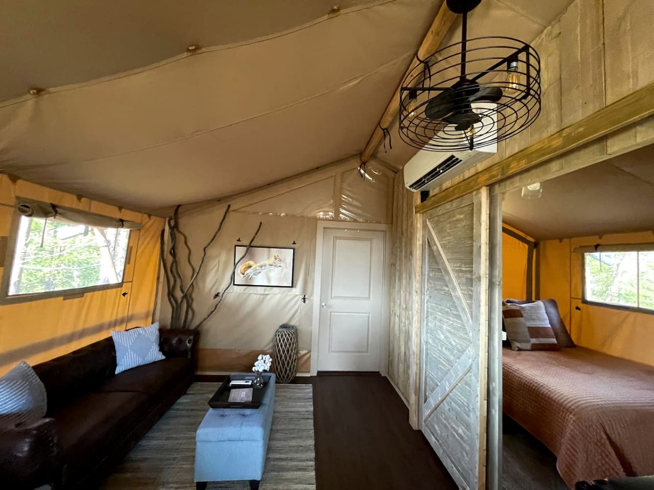 Luxury Safari Tent Near Great Smoky Mountains, Tennessee